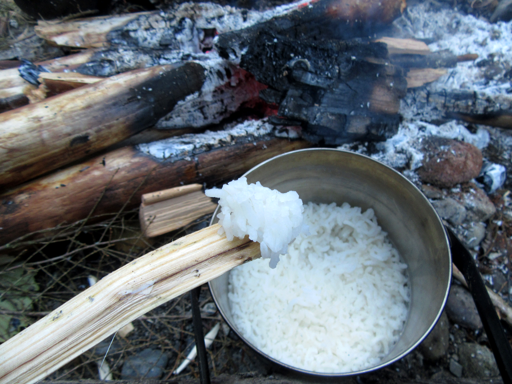 How to Cook Perfect Rice Over a Fire Without Measuring Bushcraft USA